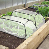 2 Pcs Pop Up Garden Rows Plant Cover,Raised Garden Beds Plants Protector