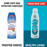 Germ-X Hand Sanitizer Spray, Non-Drying & Moisturizing with Vitamin E, Instant and No Rinse Formula, Fresh Citrus Scent, Back to School Supplies, Paraben Free, 5.5 Oz (Pack of 6)