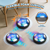 Nazano 3-in-1 Hover Soccer Ball, Kids Toddler Hockey Set with LED Lights,Indoor Outdoor Toys for Kids, Soccer Gift for Boys 6-8 8-12, Birthday,Kids, Boys Girls Age 6, 7, 8, 9, 10, 11, 12