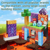 NVDILO Magnetic Blocks - 100pcs Magnetic Building Blocks,1inch Magnetic Cubes Building Blocks Toys for Halloween Christmas Birthday Gift - STEM Sensory Toys for 3+ Years Old Girl Boys