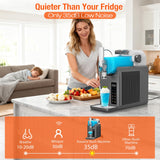 Kourice Slushie Machine No Ice Needed Slushy Machine 92oz Capacity Margarita Machine with 6 Preset Programs LED Display Self-Clean Frozen Drink Maker for Slush Margaritas Smoothie Frappés Milk Shakes