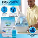 The Original Humidifier Drops - Premium Food Grade Concentrate, Slows Down Residue Accumulation on Surfaces, Minimizes Scaling - Freshens Water in All Humidifier Models, 100+ Day Supply, Made in USA