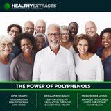 Healthy Extracts Citrus Bergamot Supplement – 150:1 Extract, 1200mg per Serving, 80% Polyphenols, Supplement for High Cholesterol, Italian Sourced, 60 Count, 1 Month Supply, Made in The USA