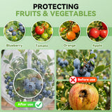 Garden Bird Netting for Plant and Fruit Tree Protection,4 Pack 4.9x4FT