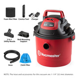 Vacmaster 2.5-Gallon 20V Cordless Wet/Dry Vac - DVOM202P 1101