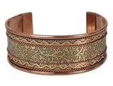 Touchstone 100% Pure Copper Cuff Bracelet, Celtic, for Women & Men