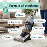 Sunny & Honey Carpet Cleaner Shampoo Solution for Machines, 32floz Mint