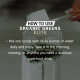 Kaged Organic Greens Elite | Berry | Superfood and Greens Powder with Apple Cider Vinegar, Adaptogen, Prebiotics, Vitamins & Minerals | 30 Servings