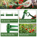 Riare 6 Pack 5.2 FT Tomato Cages for Garden, Heavy Duty Tomato Trellis