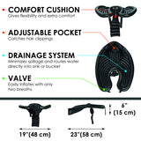 Mobile Salon - Portable Inflatable Rinse Basin for Washing and Cutting Hair at Home and in Bed Without a Salon Chair (Mobile Salon Professional)