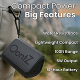 OontZ Angle Solo Compact Bluetooth Speaker, 14-Hour Playtime