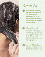 Divi Healthy Hair Goals Bundle - 30ml Hair Serum, 2 Fl Oz Volumizing Shampoo, & 2 Fl Oz Volumizing Conditioner