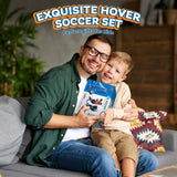 Nazano 3-in-1 Hover Soccer Ball, Kids Toddler Hockey Set with LED Lights,Indoor Outdoor Toys for Kids, Soccer Gift for Boys 6-8 8-12, Birthday,Kids, Boys Girls Age 6, 7, 8, 9, 10, 11, 12