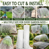 30x25Ft Garden Netting, Fine Mesh Insect Netting for Plant Protection