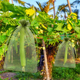Unves Fruit Protection Bags, 12" x 16" Fruit Tree Netting Mesh Bag, 50 Pcs