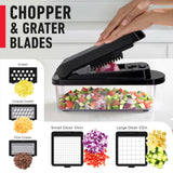 MUELLER HOME Pro-Series 10-in-1, 8 Vegetable Chopper & Mandoline Slicer