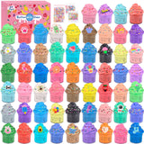 58 Pack Mini Slime kit,Butter Slime Party Favors, Slime Bulk Toy for Classroom Prizes, Christmas Stocking Stuffers, Goodie Bag Stuffers for Kids Boys Girls, Ideal Birthday Easter Filling Gifts