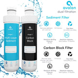 Avalon Genuine Replacement Filters for Avalon Bottleless Water Coolers, NSF Certified, Patented, 2 Count (Pack of 1)