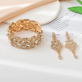 Paxuan Womens White Clear Rhinestone Crystal Wedding Bridal Bridesmaid Bracelet Jewelry Link Tennis Bracelet