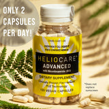 2 Pack Heliocare Advanced Niacin B3 Supplement: Fernblock PLE Extract 240mg Per Serving - Supports Skin Cell Health W/Antioxidant Rich Vitamin B3 Niacin 500 mg - 120 Vegan Capsules