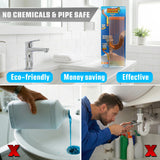 FlexiSnake Drain Weasel Sink Snake Hair Clog Remover Tool, Sink, Pipe, Bathroom, Bathtub Drain Cleaner, 18-inch Long, Flexible, Made in The USA, 10 Pack Wand Refills and Removable Handle