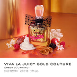 Juicy Couture Viva La Juicy Gold Eau De Parfum, Women's Perfume with Notes of Luscious Berry, Jasmine Sambac & Vanilla Cream - Fruity & Sweet, EDP Spray, 3.4 fl oz
