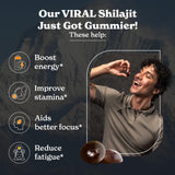 Better Alt Pure Himalayan Shilajit Gummies with 100% Shilajit |High Potency Gold Grade| 60 Gummies for Energy Boost & Immune Support, 75%+ Fulvic Acid| Travel Friendly - Tamarind Flavor
