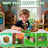 SSAWER Magnetic Blocks, 100PCS Toys Building Cubes Gifts for Kids Ages 3+