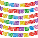 Lctevvn 6 Packs 108 Ft Fiesta Party Decorations Mexican Party Banners Papel Picado Banners Cinco De Mayo Decorations Dia De Los Muertos Decor Mexico Halloween Banner Birthday Party Decorations (6pack Banners) (6 Packs Banner)