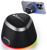 Stocking Stuffers for Men Women Teens: White Elephant Gifts for Adults HD Sound Bluetooth Speaker with Phone Stand, Cool Gadgets, Christmas Birthday Anniversay Gifts Ideas Girl Trendy Stuff-Black