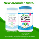 Orgain Organic Vegan Protein + 50 Superfoods Powder, Vanilla Bean - 21g Plant Based Protein, 8g Prebiotic Fiber, No Lactose Ingredients, Gluten Free, No Added Sugar, Non-GMO, 2.02 lb