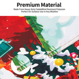 Shimeyao 4 Pcs Halloween Flags 3 x 5 Ft Outdoor Fall Holiday Large Flags Thanksgiving Turkey Pumpkin Merry Christmas Snowman Flag for Home Garden Festival Party Decoration(Bright Patterns)