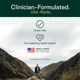 Adapt Naturals Colostrum Supplement with Lactoferrin & Beta-Glucan, Bio-Avail Grass Fed Bovine Colostrum Powder for Gut Health, Immune Support & Vitality | Non-GMO, 2500mg, Unflavored - 30 Days Supply