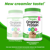 Orgain Organic Vegan Protein Powder, Iced Coffee - 21g Plant Protein, 60mg of Caffeine, Low Net Carb, No Lactose Ingredients, No Added Sugar, Non-GMO, For Shakes & Smoothies, 2.03 lb