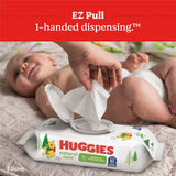 Huggies Natural Care Sensitive Baby Wipes, Unscented, Hypoallergenic, 99% Purified Water, 15 Flip-Top Packs (960 Wipes Total)