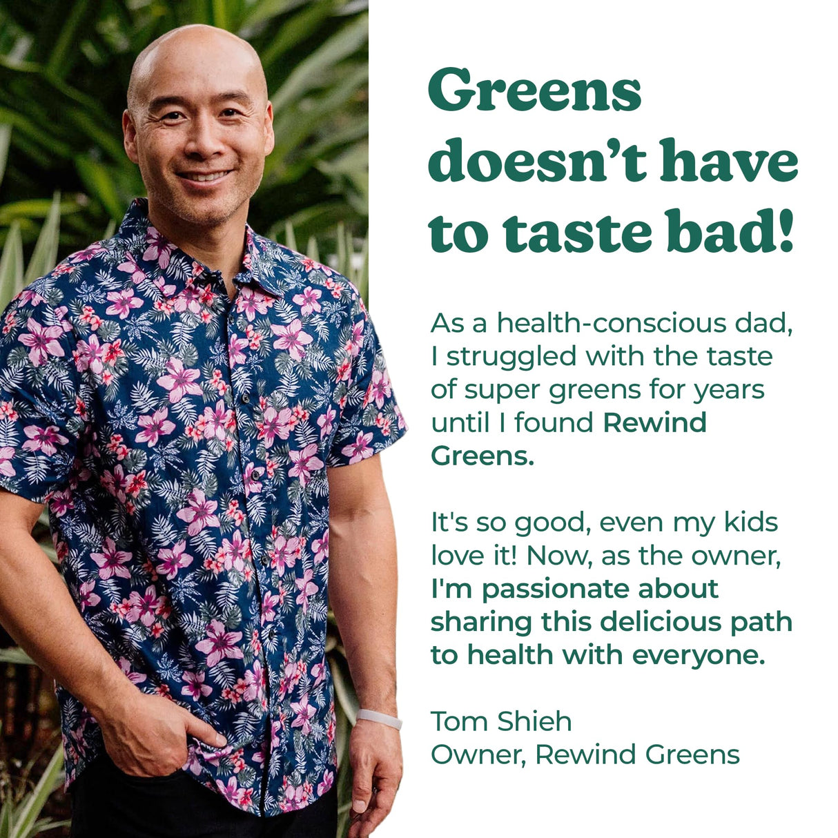 Rewind Best Tasting Super Greens Powder with 40+ Superfoods – Delicious Daily Green Powder with Vitamin B12, Zinc, Vitamin C, Magnesium & Calcium – Green Juice Superfood Mix - Blueberry Acai Flavor