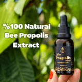 Natural Bee Propolis Extract, 30 mL, Advanced Liquid Tincture Immune System Booster and Seasonal Defense, Pure High Potency Herbal Supplement, Non-GMO and Alcohol Free (1 Pack)