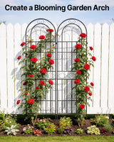 Suteck Garden Trellis for Climbing Plants Outdoor, 71” H x 20” W, 2 Pack