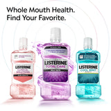 Listerine Total Care Anticavity Fluoride Mouthwash, 6 Benefits in 1 Oral Rinse Helps Kill 99% of Bad Breath Germs, Prevents Cavities, Strengthens Teeth, Fresh Mint, Twin Pack, 2 x 1 L