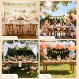 SHIJING Over The Table Rod Stand with Clamps Adjustable Length Black Table Arch 28"-69" Tall 30"-98" Length Arch Hanging, for Wedding Birthday Party Halloween Christmas Party