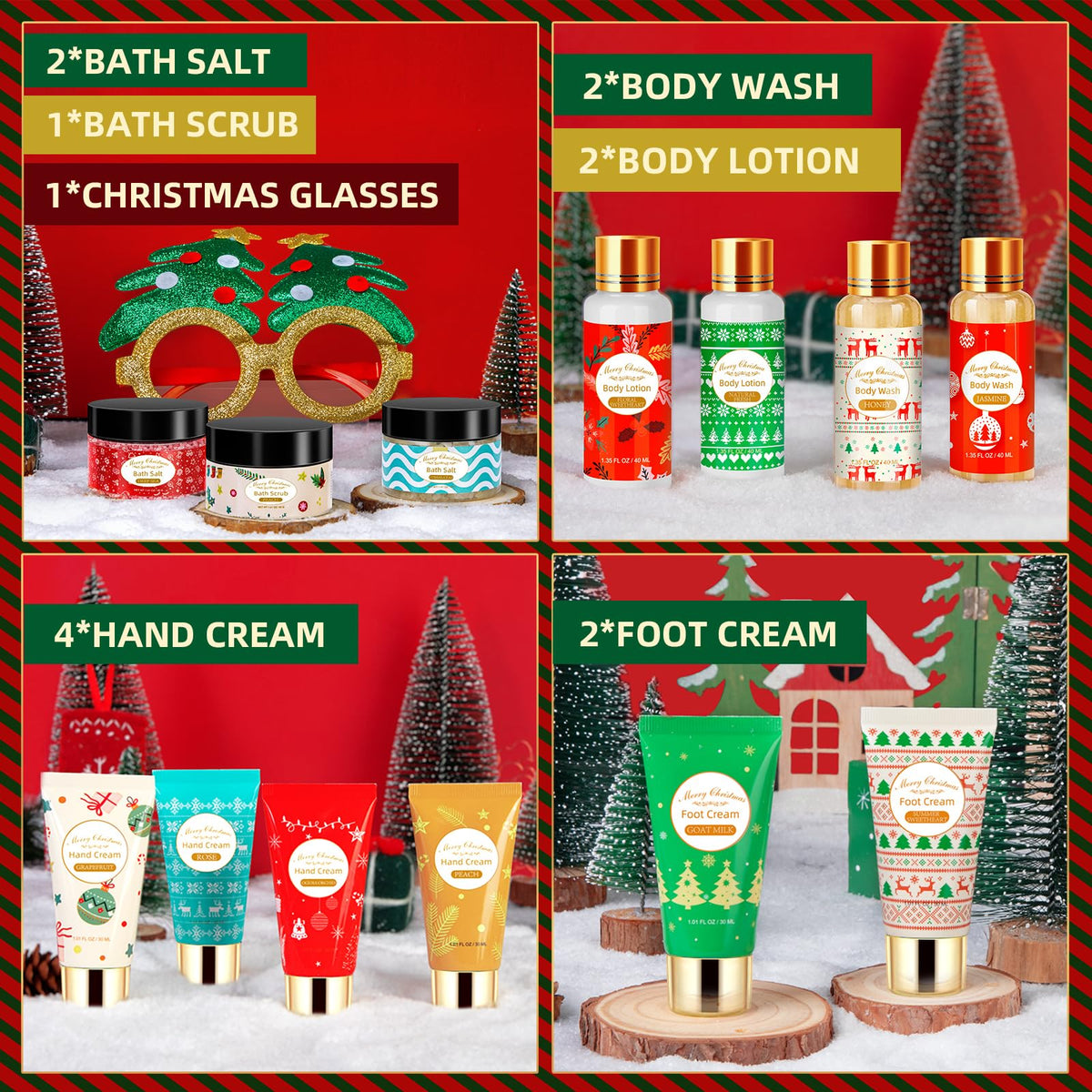 Skincare Advent Calendar 2026 for Adult Women - 24 Days of Beauty, Bath and Body Gift Set with Lotions, Scrub, Bath Bombs - Christmas Gift Basket for Girlfriend, Wife, Mom, Teen Girls