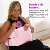 Zomaple Mastectomy Pillow - Post Surgery Pillow, Mastectomy Recovery Must Haves, Breast for After Heart Surgery, Reduction & Augmentation Patients Sleeping, Recovery Seatbelt Protection-Surgery Gift