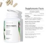 SAKARA Complete Probiotic, 180 Capsules - Probiotics for Women Digestive Health, Gut Health Pre and Probiotics for Women, Prebiotics and Probiotics