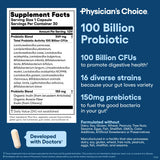 Physician's CHOICE 100 Billion + Digestive Enzyme 60ct Bundle - Advanced Gut Health Support