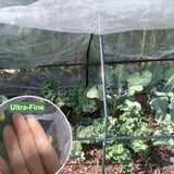 Garden Netting for Raised Beds, 10 ft x 33 ft Ultra Fine Mesh Mosquito Net Pest Barrier Bird Bug Insect Netting for Garden Greenhouse, Plant Row Cover for Protect Vegetables Fruits Flowers Trees