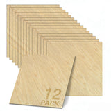 GSCIT Club 12 PCS Oak Wood Veneer, 8 inch x 8 inch Wood Edge Banding Pre-glued Flexible, Veneer Tape Banding for Cabinet Repair Furniture Restoration