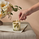 Thymes Frasier Fir Pine Needle Candle – Holiday Candles for Home Scented with Notes of Crisp Siberian Fir, Cedarwood & Sandalwood – Christmas Decor – Christmas Gifts for Women & Men (6.5 oz)