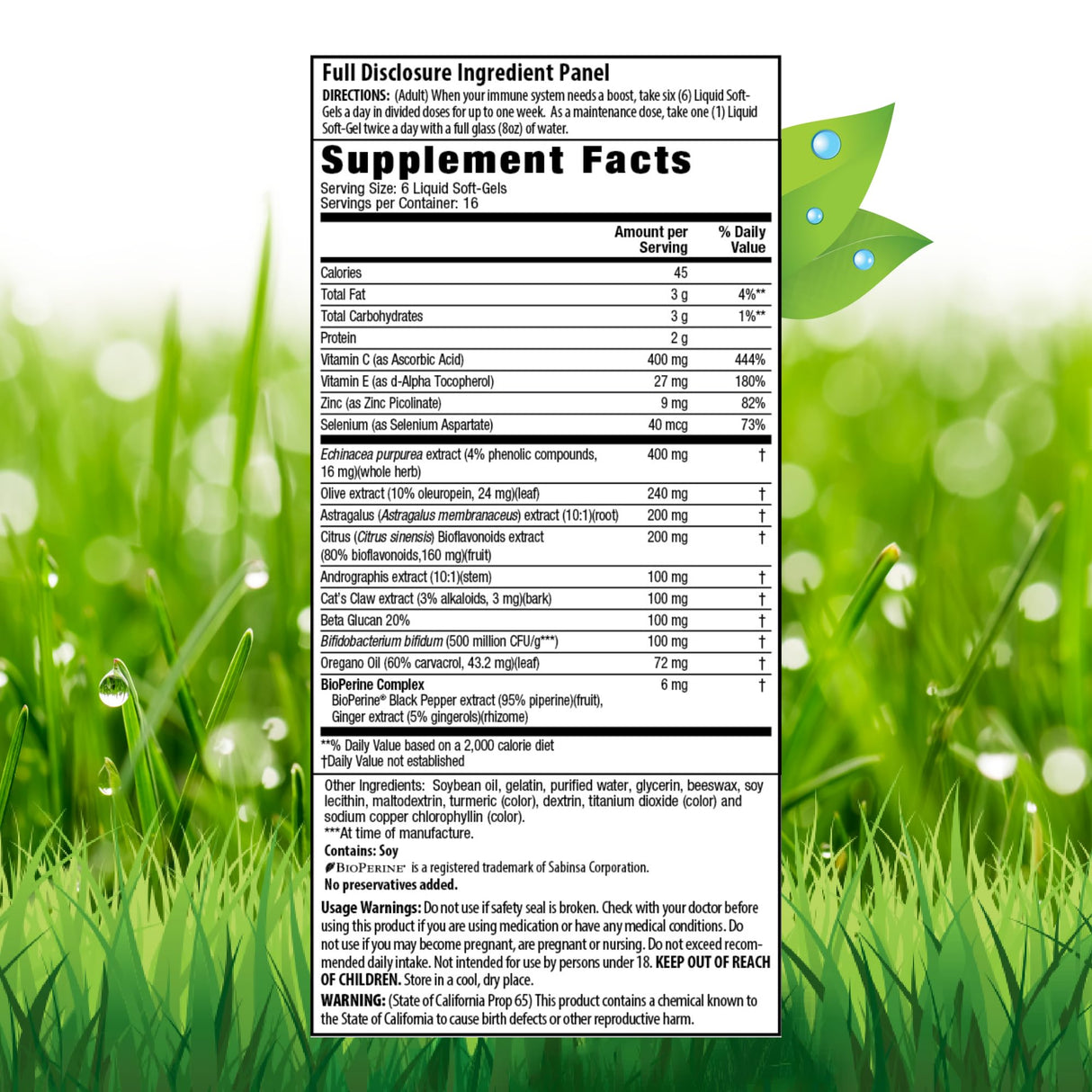 Irwin Naturals Immuno-Shield - 100 Liquid Softgels, Pack of 2 - All Season Wellness for Body's Natural Defense System - 32 Total Servings