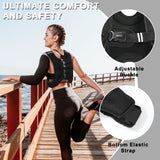 VBSD Weighted Vest for Women Men, 12lb Weight Vest with Reflective Stripe, Body Weight Vests Adjustable for Strength Training, Running, Walking, Workout, Jogging, Fitness