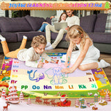 Toddler Toys Water Doodle Mat: 40 X 30 Inch Mess Free Coloring & Drawing Instant Drying Mat - Kids Learning Toys for Girls Age 3-5 Home Educational Activities - Birthday/Christmas Gifts for Girls Boys